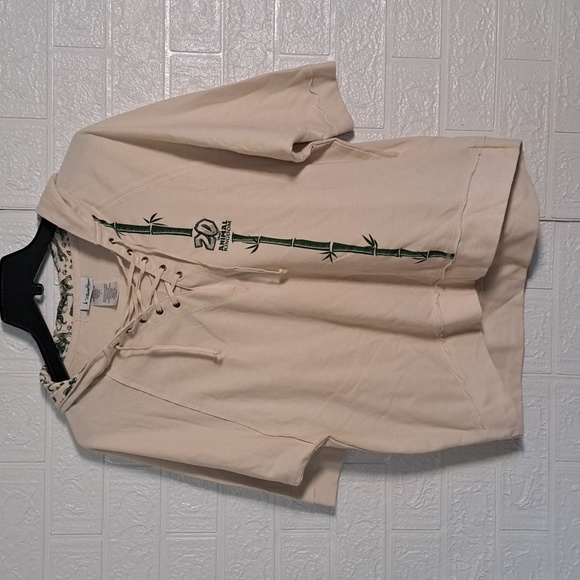 Disney Tops - Disney Parks 20th Animal Kingdom Short Sleeve Hooded Sweatshirt